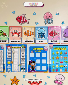 KIT SALA FUNDO DO MAR - comprar online