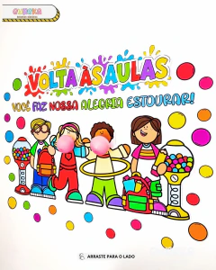 Painel Volta às Aulas Chiclete - comprar online