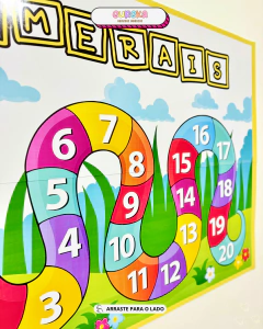 Cartaz Numerais de 1 a 20 na internet