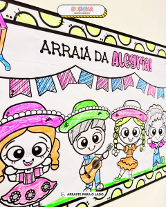 Cartaz para Colorir – Tema Festa Junina - comprar online