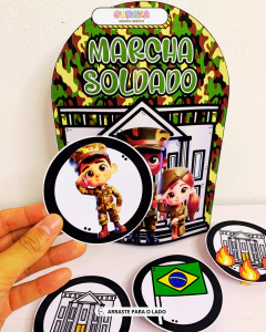 Marcha Soldado – Luva Musical + Cards Ilustrados - comprar online