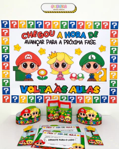 Kit Volta às Aulas - Tema Super Mário - comprar online