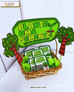 Cesta Lembrancinha Dia da Árvore - comprar online