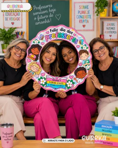 Moldura Dia dos Professores para Bambolê - comprar online