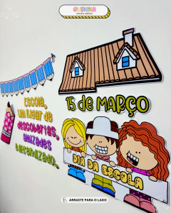 Painel Dia da Escola na internet