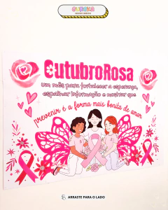 Painel Outubro Rosa – Conscientizar também é um ato de amor. - comprar online