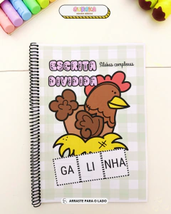 APOSTILA ESCRITA DIVIDIDA SÍLABAS COMPLEXAS - comprar online