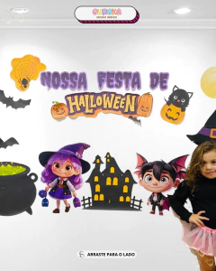 Painel "Nossa Festa de Halloween" - comprar online