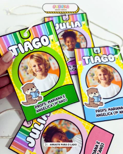 Crachás de Pescoço Editáveis - comprar online
