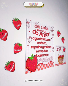 PAINEL ACOLHIMENTO MORANGO DO AMOR - comprar online