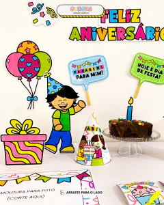 KIT PAINEL ANIVERSARIANTE - comprar online