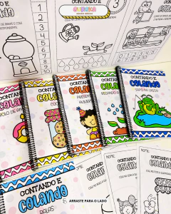 COMBO APOSTILAS CONTANDO E COLANDO - comprar online