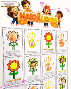 Painel de Atividades Maio Laranja - comprar online