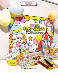 Kit Painel Volta às Aulas – Circo da Alegria - comprar online