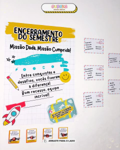 PAINEL ENCERRAMENTO DO SEMESTRE - EQUIPE ESCOLAR - comprar online