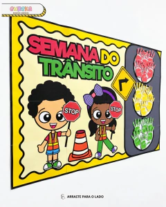 Cartaz Colaborativo Semana do Trânsito - comprar online