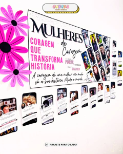 Painel Mulheres de Coragem – Educação, Representatividade e Inspiração na internet