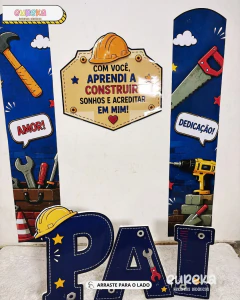 Painel Decorativo Dia dos Pais – Pai Pra Toda Obra - comprar online