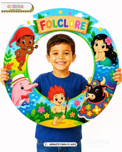 Moldura Bambolê Folclore - comprar online