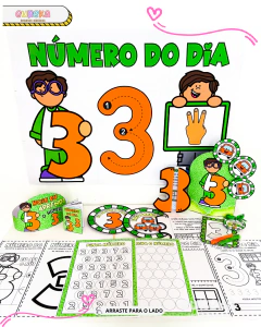 Kit Número 3 – Número do Dia - comprar online
