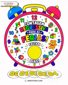 Painel Contagem Regressiva para as Férias - comprar online