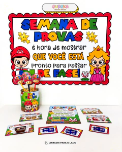 KIT SEMANA DE PROVAS - TEMA SUPER MARIO - comprar online