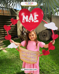 Moldura Bambolê + Plaquinhas de Mensagem – Dia das Mães - comprar online