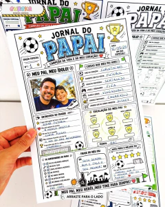 Atividade Jornal Papai Craque - comprar online