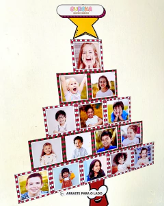 Mural de Fotos em Formato de Árvore de Natal: Memórias que Decoram - comprar online