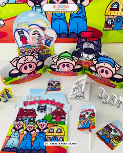 Kit "Os Três Porquinhos" - comprar online