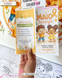 Folder e Livrinho Maio Laranja - comprar online
