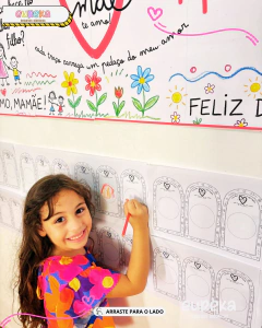PAINEL DIA DAS MÃES - DESENHOS DE AMOR - comprar online