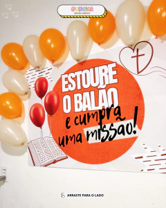 ESTOURE UM BALÃO E CUMPRA UMA MISSÃO - Cristão - comprar online
