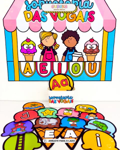 Sorveteria das Vogais – Alfabetização lúdica, visual e com intenção pedagógica - comprar online