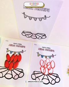 ATIVIDADE DE ARTES: FOGUEIRA JUNINA - comprar online