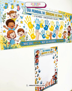 Kit Painel Dia Mundial da Síndrome de Down - comprar online