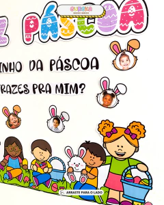 Painel Lúdico de Páscoa – Encanto e Alegria na Sua Sala de Aula! - comprar online