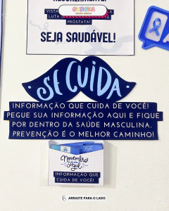 Kit Painel Novembro Azul na internet