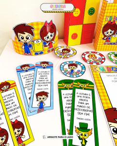 LEMBRANCINHAS DIA DO LIVRO- Ler é mágico... e com a Turma do Sítio, é ainda mais divertido! na internet