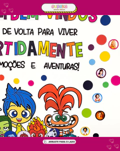 Painel Volta às Aulas Divertidamente na internet