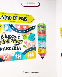 Painel Reunião de Pais – Educar é Caminhar em Parceria na internet