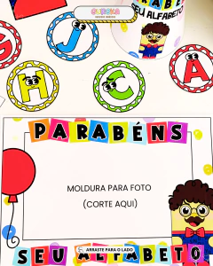 Super Kit Tema “Aniversário do Seu Alfabeto” na internet