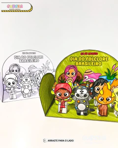 Cenário 3D Folclore na internet