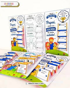 Atividade Escada do Papai na internet