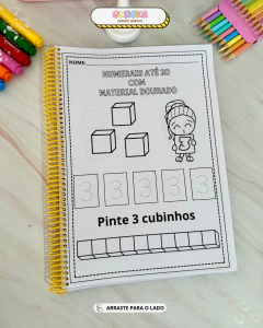 Apostila de Atividades para Numerais com Material Dourado! na internet