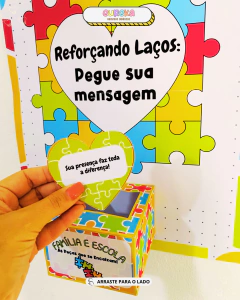 Kit Reunião de Pais: "As Peças que se Encaixam" na internet