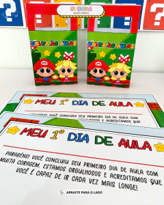 Kit Volta às Aulas - Tema Super Mário na internet