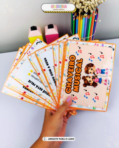Chaveiro Musical – Aprender com música é muito mais leve! na internet