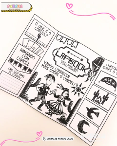 LAPBOOK DE CORDEL na internet