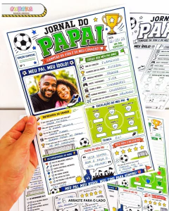 Atividade Jornal Papai Craque na internet